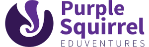 a purple