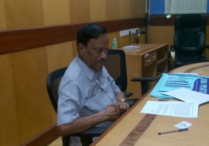 Pic 1 Sir Dr M Ponnavaiko, Vice Chancellor, BIHER addressing the press today at Bharath University