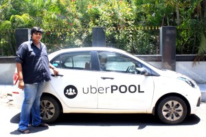 film-director-karthik-subburaj-inaugurated-uberpool-service-in-the-city-today