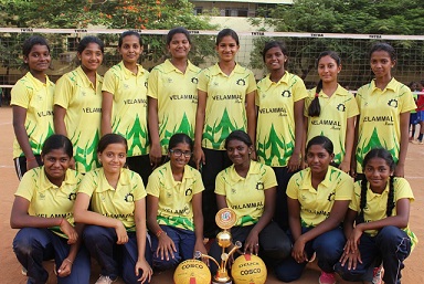 Faceinews.com » Velammal heaps in Divisional Throw Ball Tournament ...