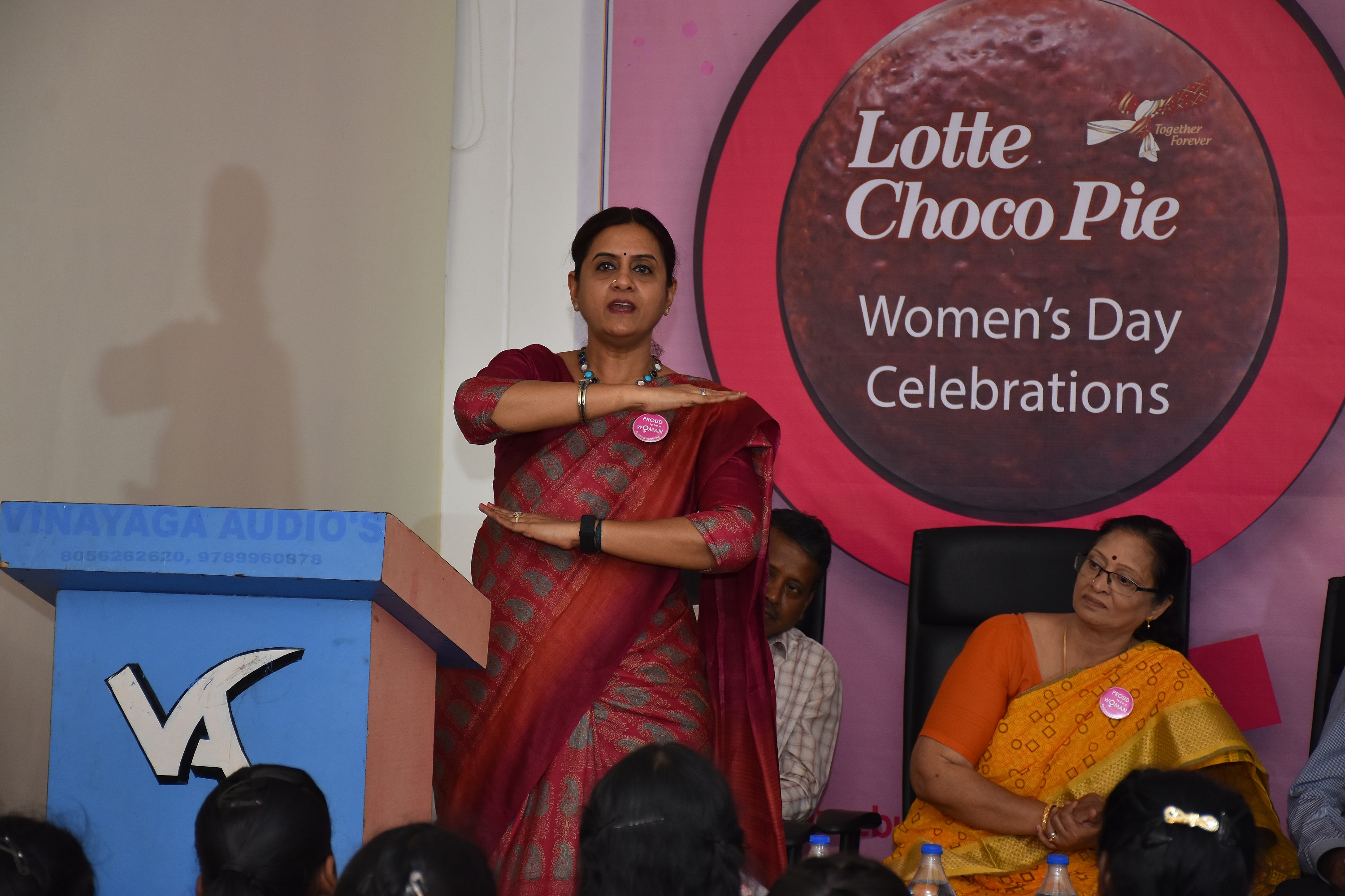 Ms Saundraya Rajesh at the LOTTE INDIA WOMENS DAY CELEBRATION Encouraging Gender Equality