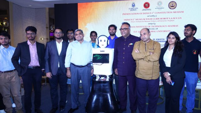 JGU and IIT Madras Collaborate to Design Advanced Robot Tour Guide for India’s First Constitution Museum 