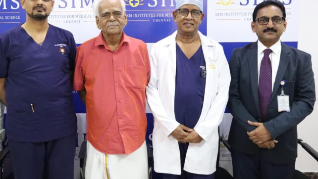 SIMS Hospital Performs South India’s First Combined Beating Heart Four Vessel Bypass and Pacemaker Implantation on 92-Year-Old Doctor