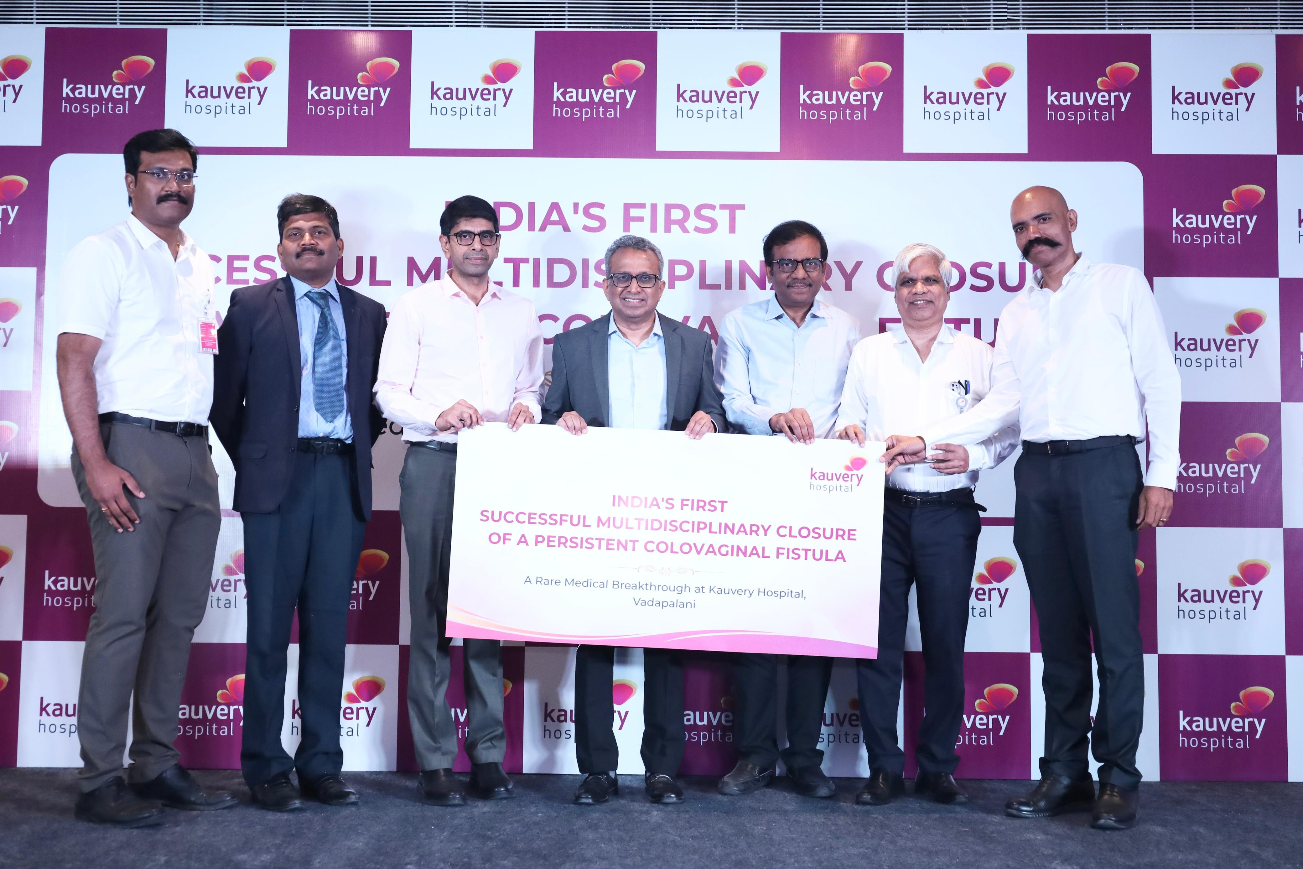 Kauvery Hospital, Vadapalani successfully treats complex persistent fistula through innovative multidisciplinary team approach