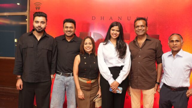 The Title Announcement Event of Dhanush – Rajkumar Periasamy’s #D55 “OM” Was Held Grandly!